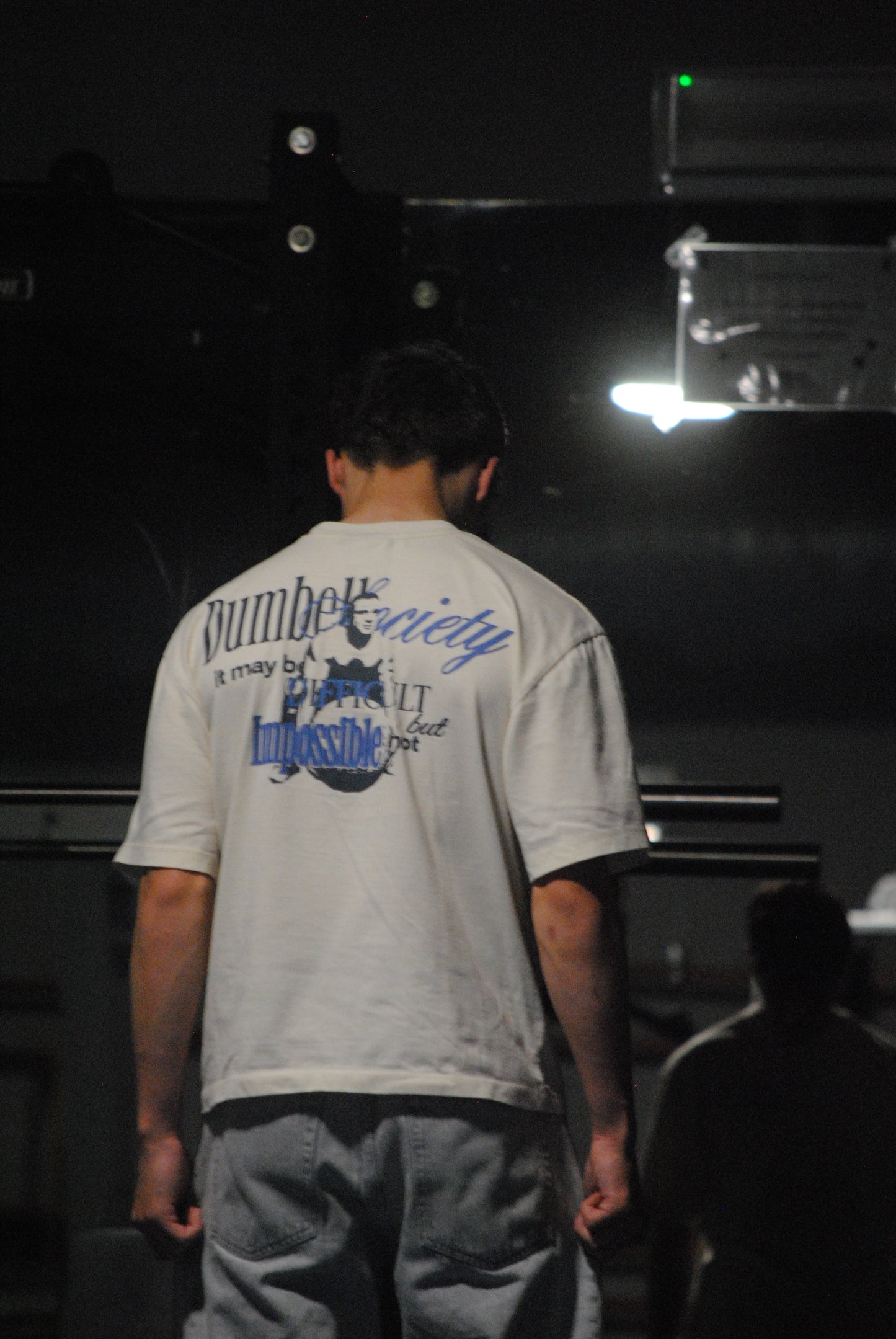 'Might Be Difficult' White Tee